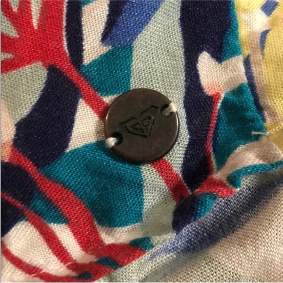 90s/Y2K Roxy Floral Dress/Cover Up, Size XS - Picture 6 of 8